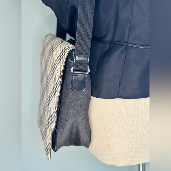 Burberry Nova Check & Denim Crossbody Bag EUC, includes Burberry Dust Bag - Picture 3 of 16